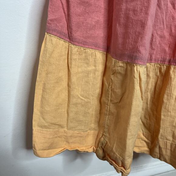 Old Navy Tiered Maxi Dress Colorblock Womens Size M Sundress Beach Vacation Cami - Picture 5 of 9